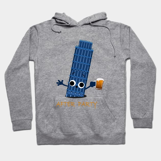 Funny Beer After Party Hoodie by DesignersMerch